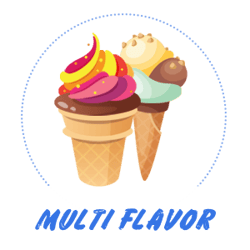 Multi Flavor ice cream equipment