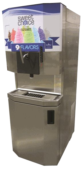 9 flavor soft serve machine