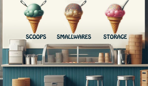 The 3 Ss of an ice cream shop