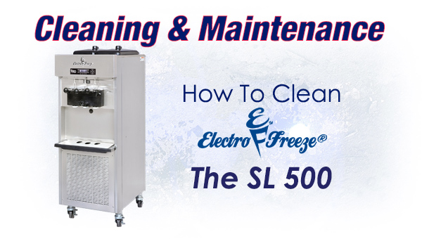 electro freeze ice cream machine cleaning